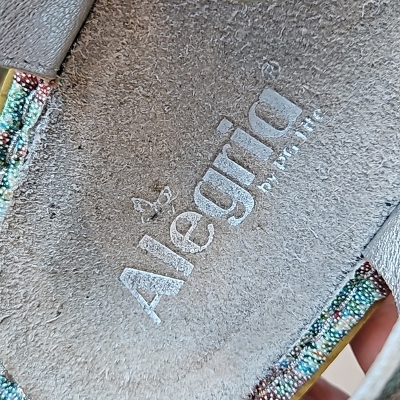 Alegria Teal Viki Seascape Sandals 41 / 10.5-11 - Picture 2 of 10